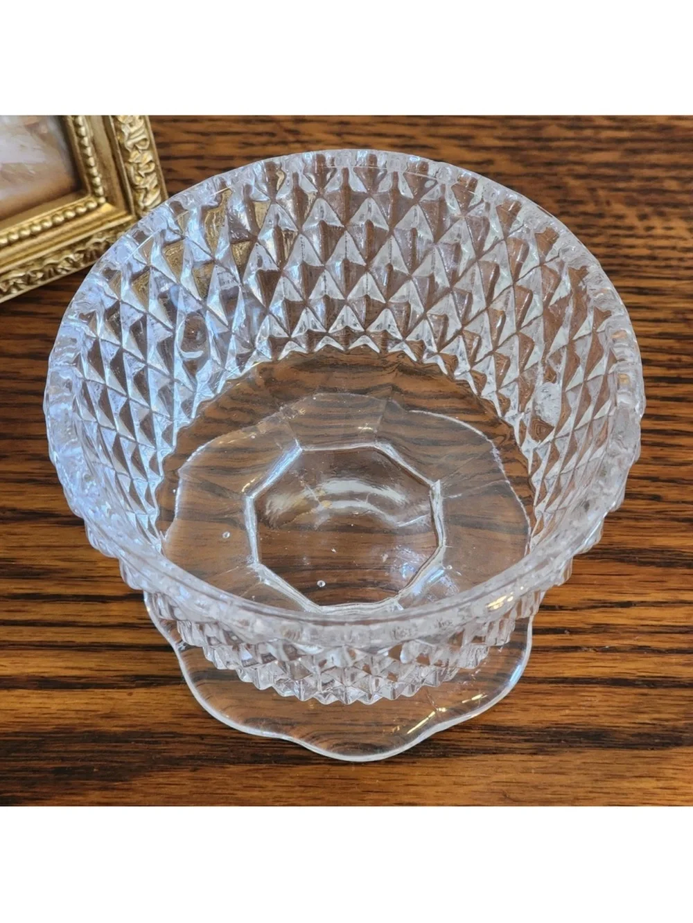 Crystal Textured Glass Votive Candle Holder - Clear